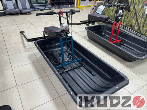 Ikudzo Terrain pusher (600 caterpillar, reinforced, with heated handles) col. Black-blue